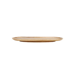 Zusss Stylingbord Ovaal Hout 55x23x4cm-naturel