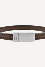 Steel & Barnett Men Bracelet Grady Leather-brown