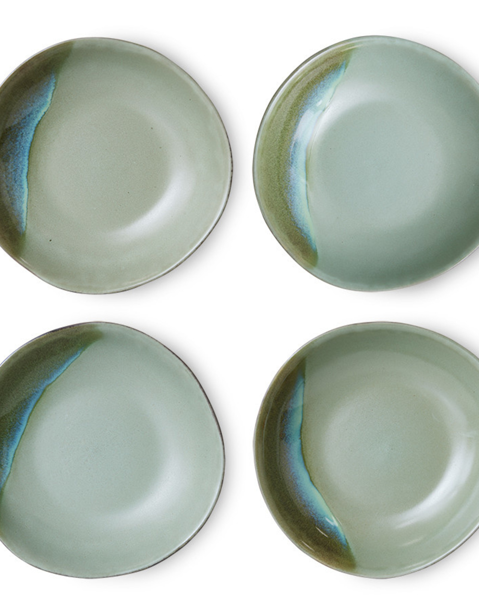 HK Living 70s ceramics: Curry Bowls (set of 2)-upside down