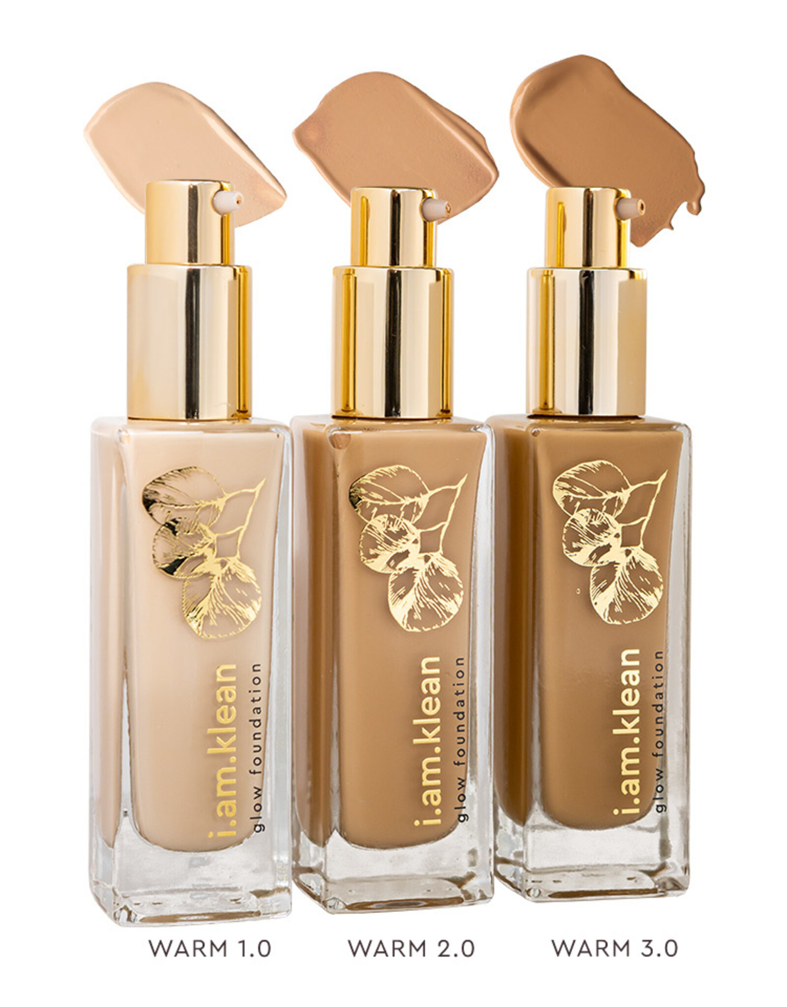 i.am.klean Liquid GLOW foundation-warm 1.0