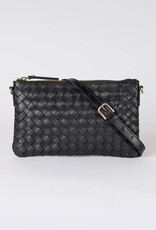 O My Bag Lexi Pouch Woven-black (classic leather)