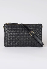 Lexi - Black Woven Classic Leather