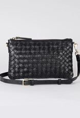 O My Bag Lexi Pouch Woven-black (classic leather)