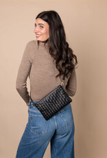 O My Bag Lexi Pouch Woven-black (classic leather)