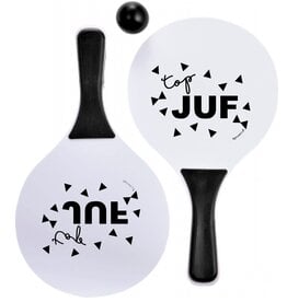 Beachball Set Top Juf-wit/zwart