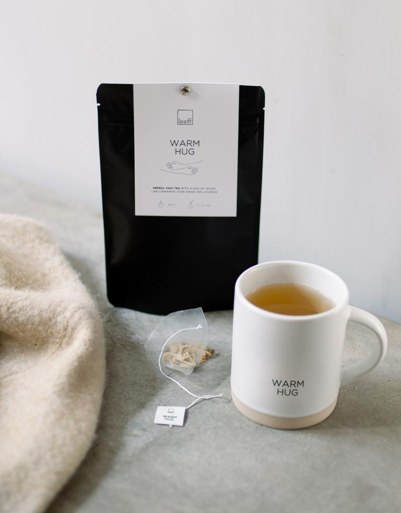 Leeff Theezak 'Warm Hug' Herbal Chai Thee-steranijs/venkel/kruidnagel