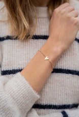 Zusss Armbandjes Set Vriendschap Hartjes-goud