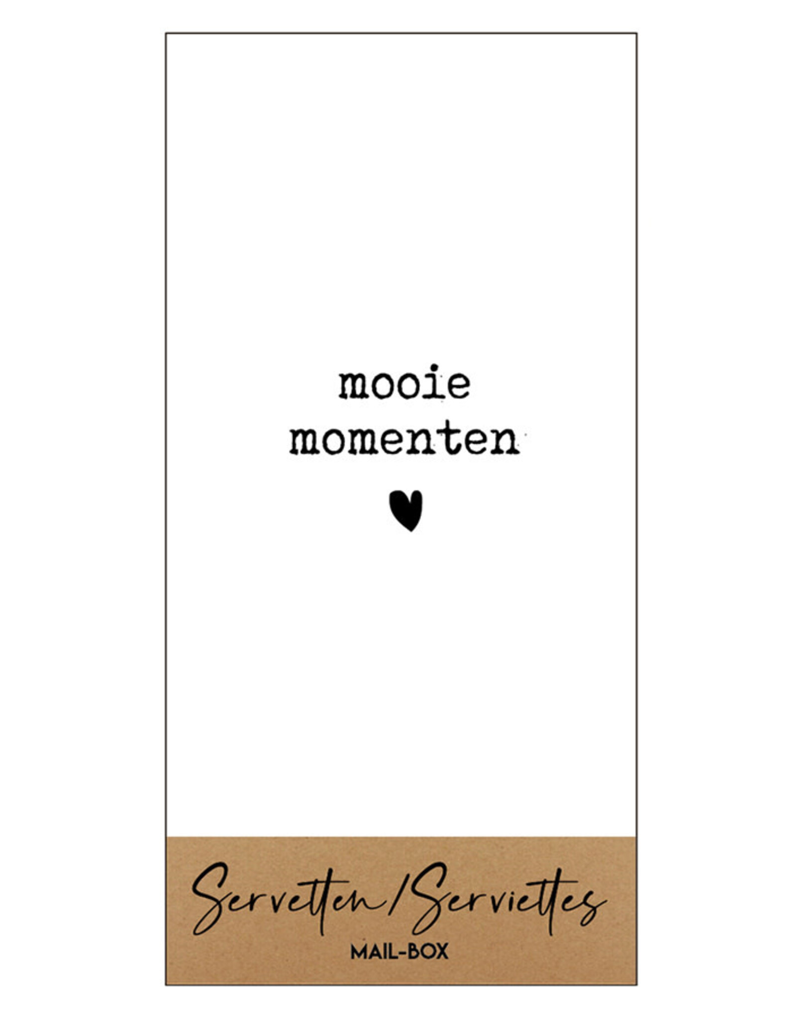 Servetten 10x20cm-Mooie momenten