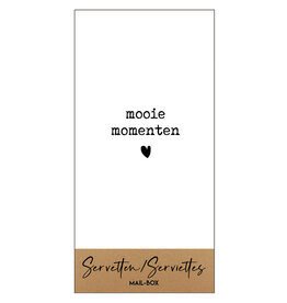 Servetten 10x20cm-Mooie momenten