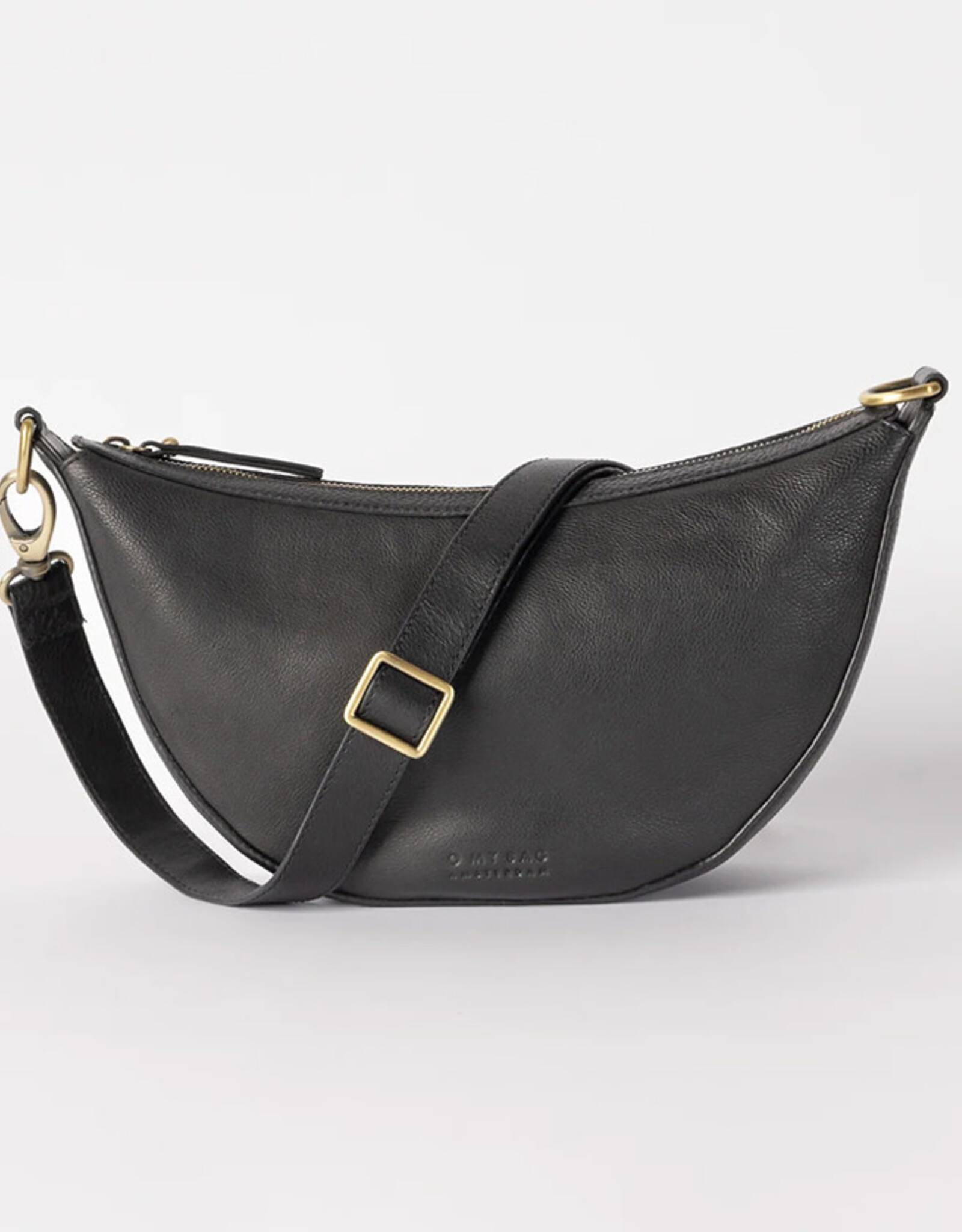 O My Bag Leo Bum Bag-black (Soft Grain leather)