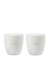 Leeff Giftset mokken ‘Yours & Mine’ 175ml-wit