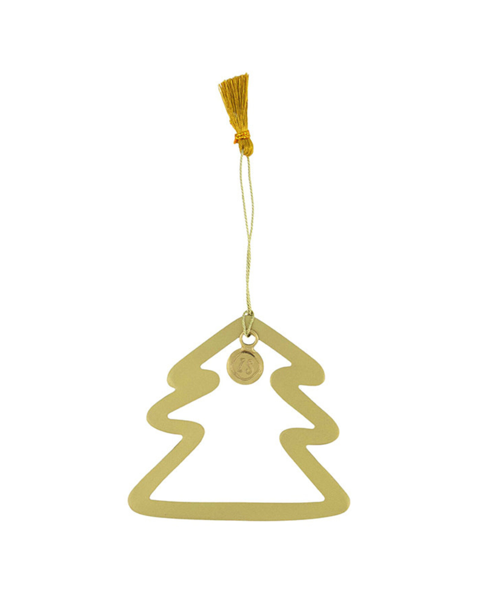 Zusss Hanger metaal Rond Kerstboom-goud