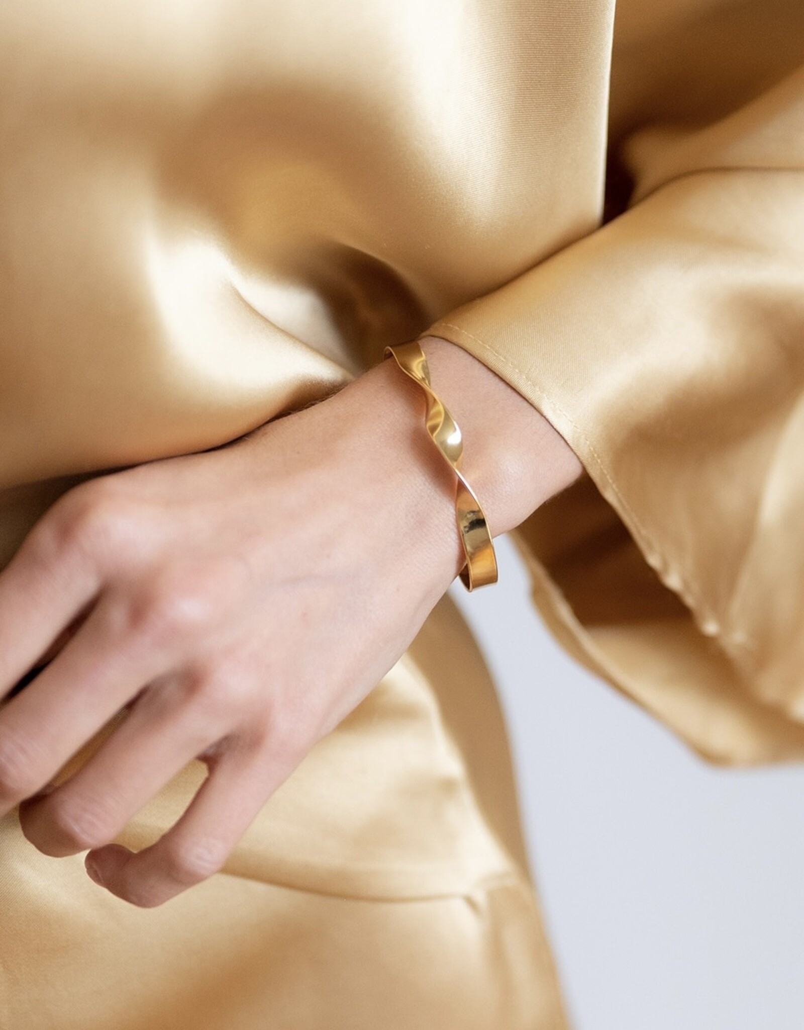 Ellen Beekmans Armband Bangle Twisted-gold