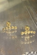 Ellen Beekmans Oorbellen Earcuff 5 dots-gold