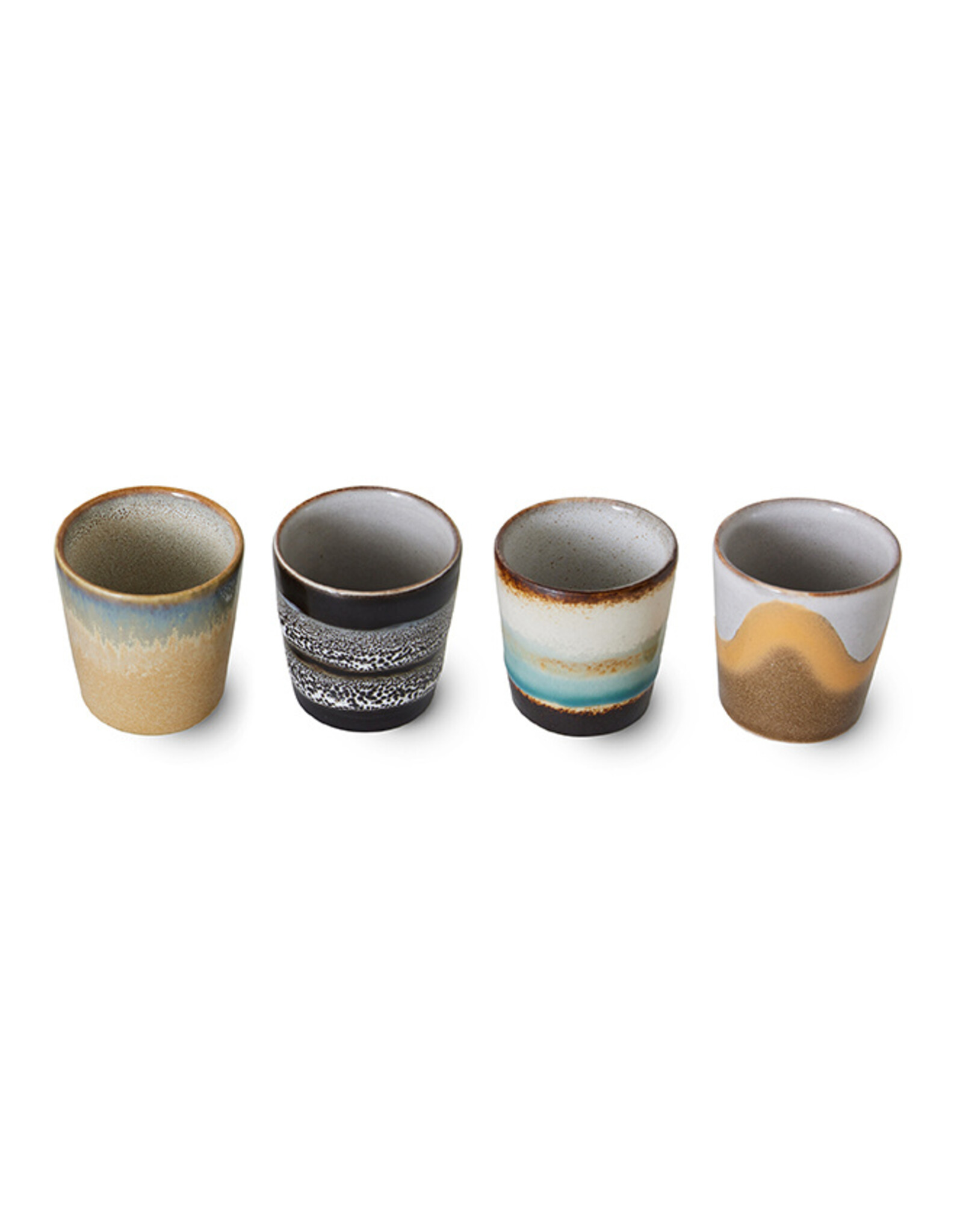 HK Living 70s ceramics: Egg Cups-granite