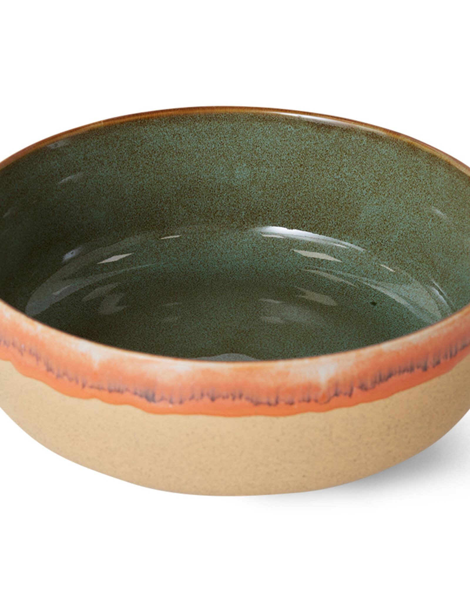 HK Living 70s ceramics: Salad Bowl High-shore