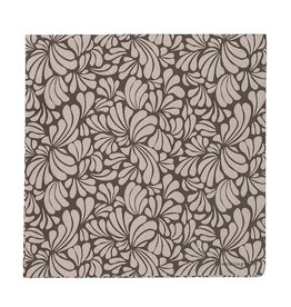 Bloomingville Servetten Pilou Flower 33x33cm-brown