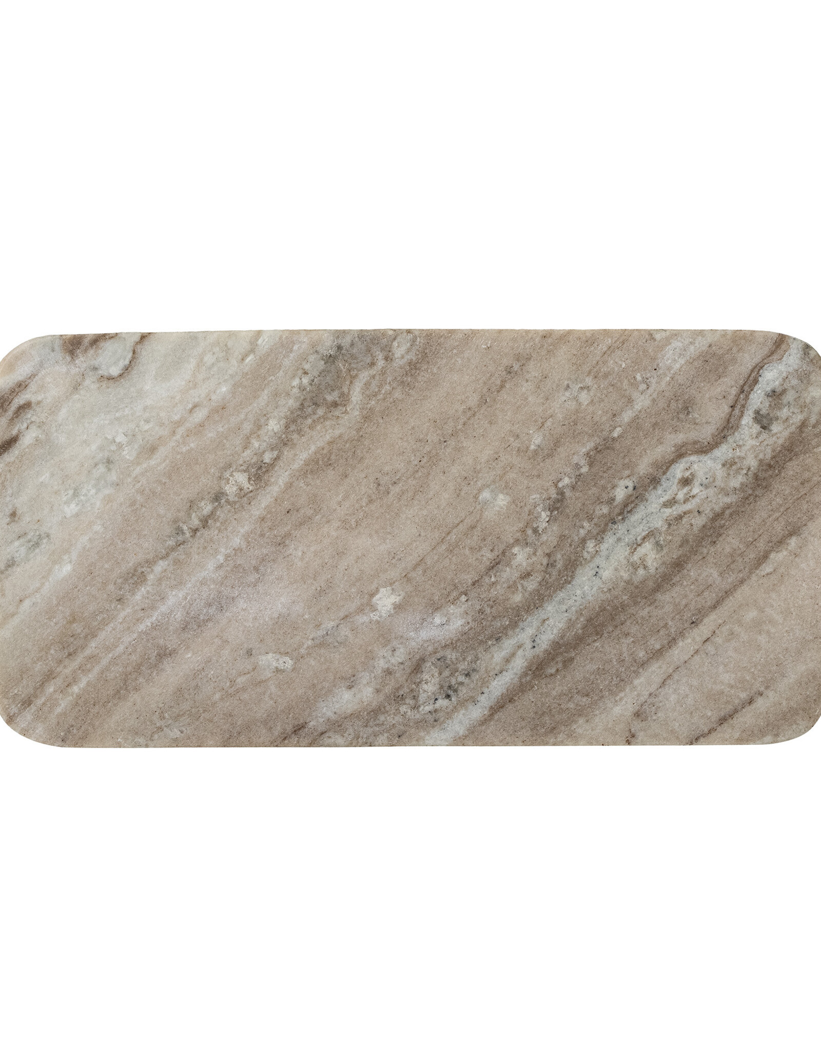 Bloomingville Tray Manuela 30,5x15cm-brown marble