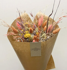 Boeket Droogbloemen Medium-Lona Coral