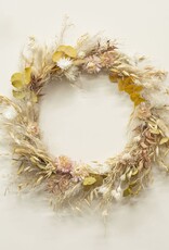 Flower Hoop Large Feija-beige/roze