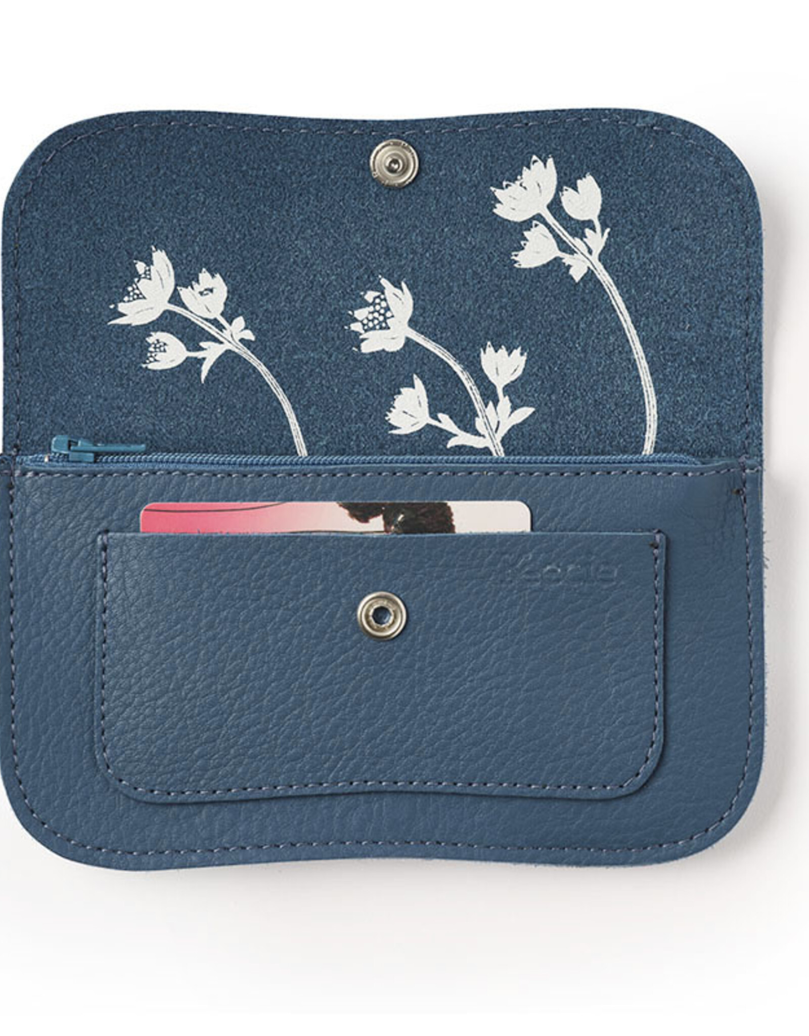 Keecie Wallet Medium Flash Forward-faded blue