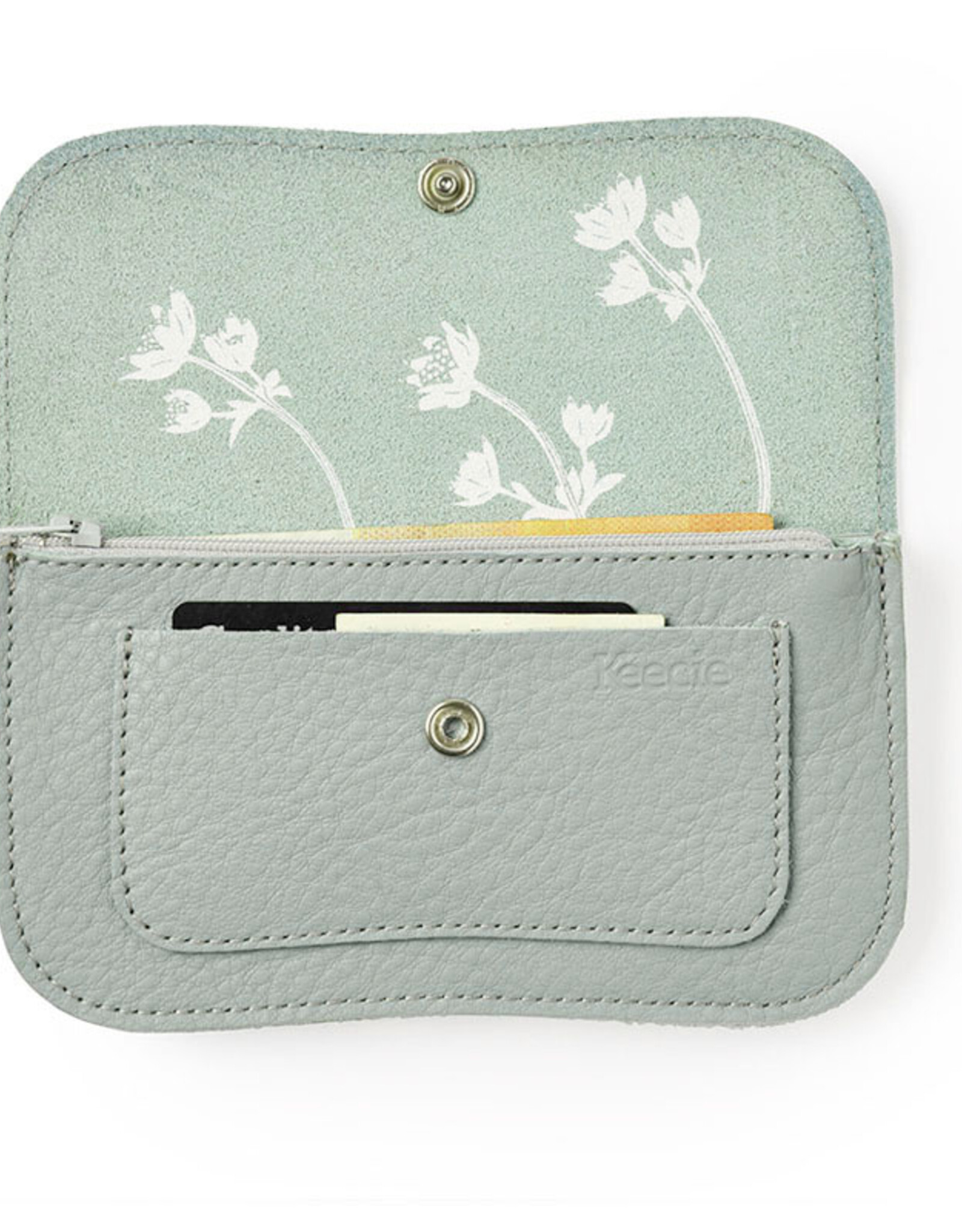 Keecie Wallet Medium Flash Forward-dusty green