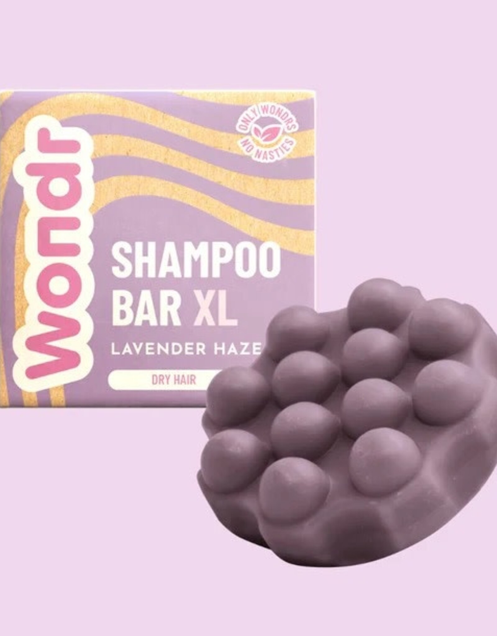 Wondr Shampoo Bar XL Lavender Haze-droog haar