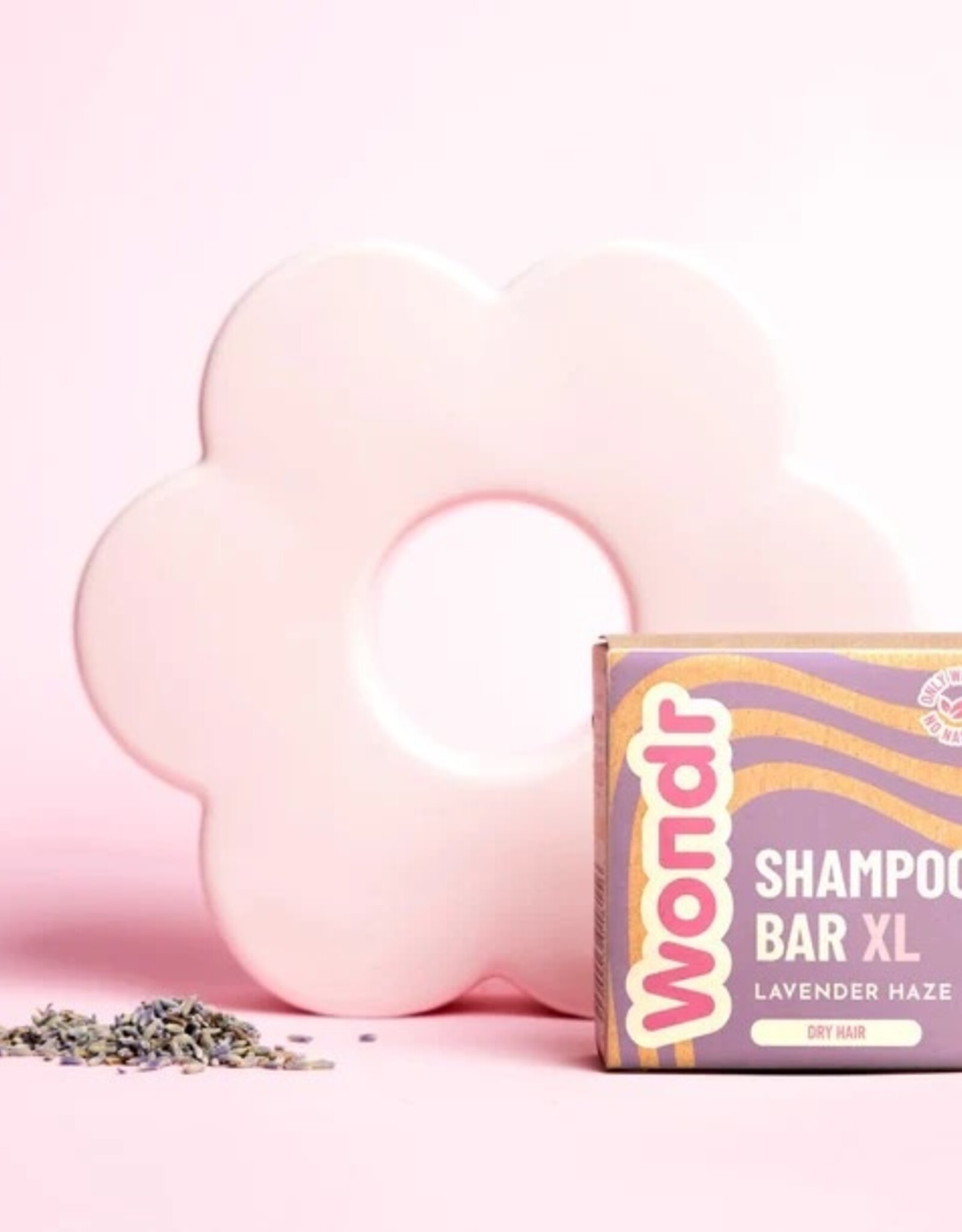 Wondr Shampoo Bar XL Lavender Haze-droog haar