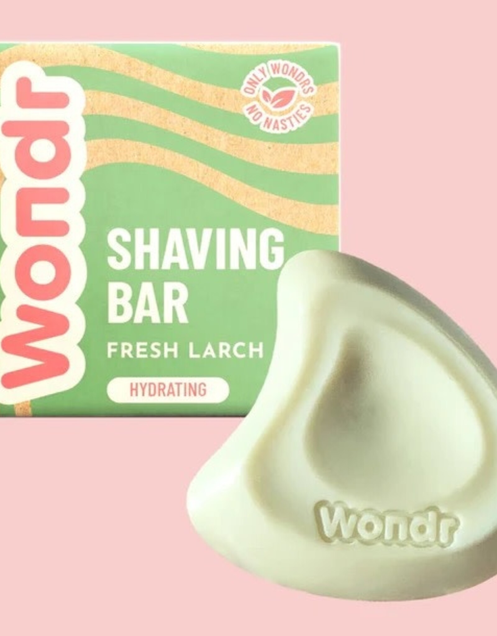Wondr Shaving Bar 'Shave it Baby'-Larch