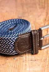 Swole Panda Woven Belt Recycled-navy fine waeve