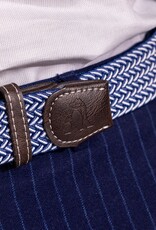 Swole Panda Woven Belt Recycled-navy fine waeve