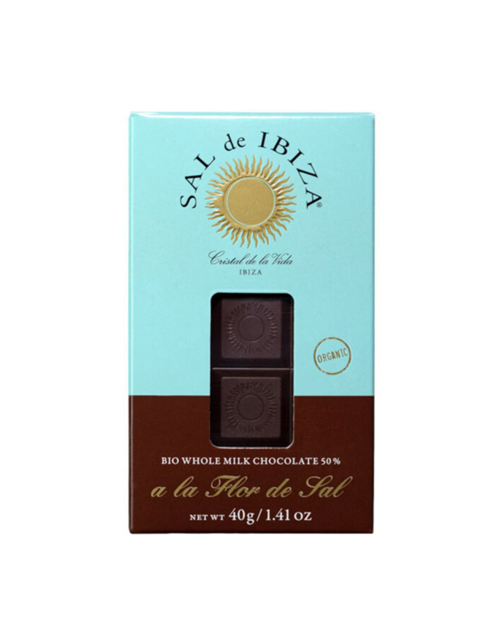 Chocolade Melk Bio Fleur De Sel-40gr