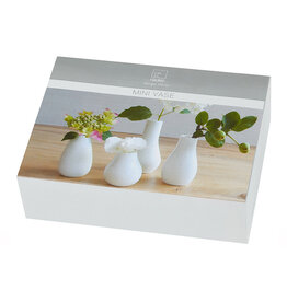 Räder Mini Vase Set- 4stuks white