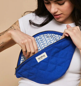 Hindbag Olivia Fanny Pack Quilted-electric blue