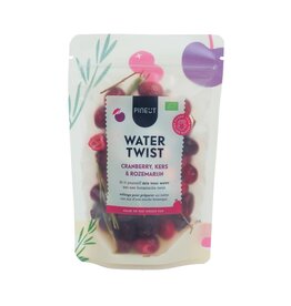 Pineut Pineut Watertwist Kers/Cranberry/Rozemarijn Bio-Pouchbag