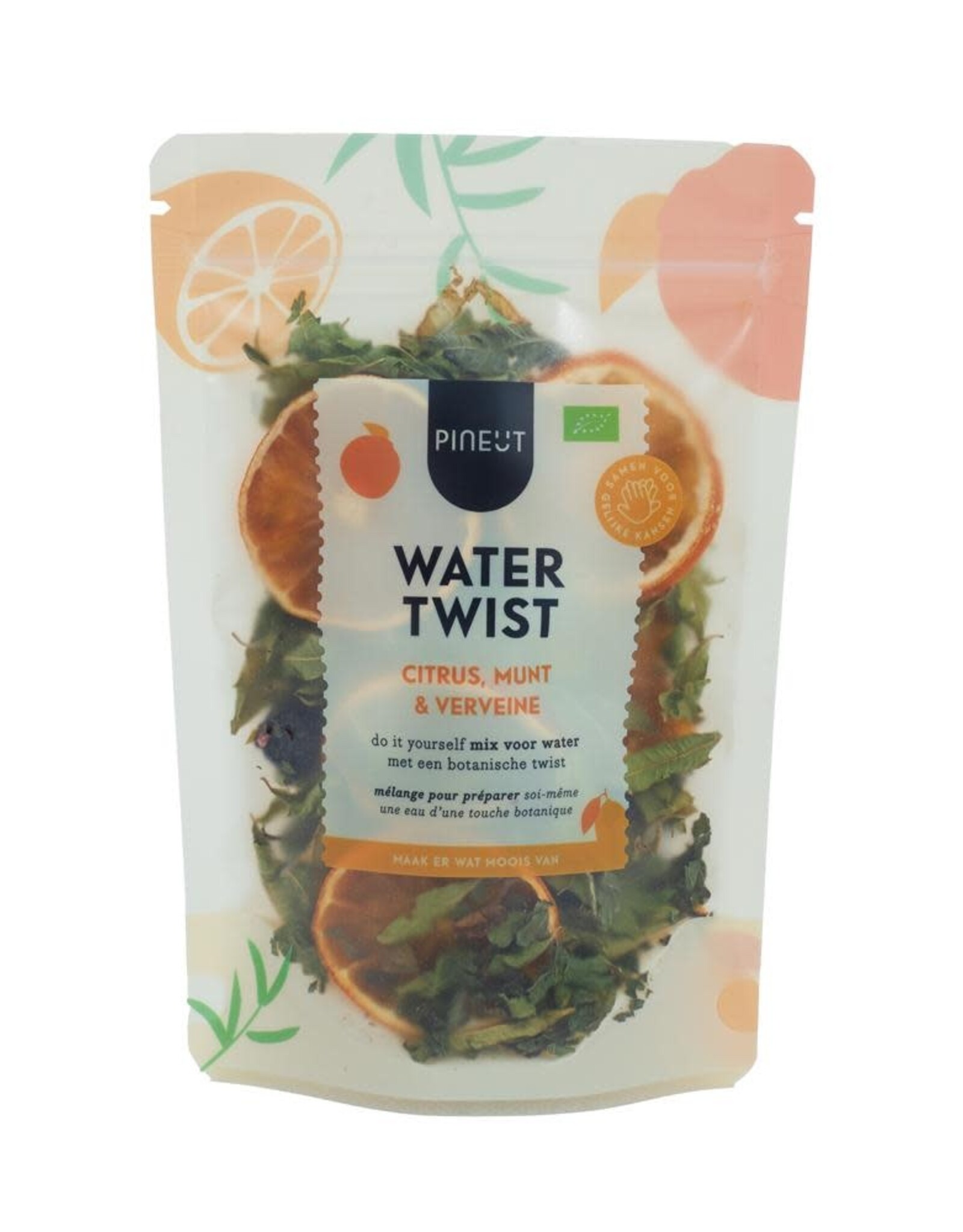 Pineut Watertwist Citrus/Munt/Verveine Bio-Pouchbag