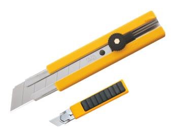 OLFA® Rubber Inset Grip Ratchet-Lock Utility Knife 100-H-1