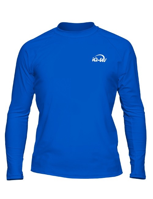 Iquv Uv Werend Shirt Heren Blauw Iq Uv iquv kopen in de aanbieding