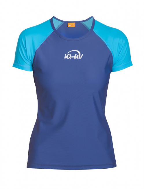 Iquv Uv Werend Zwemshirt Dames Blauw Iq Uv iquv kopen in de aanbieding
