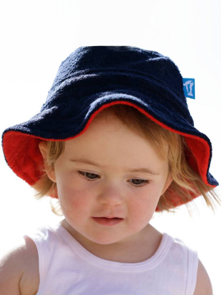 Uvzwemkleding Zonnehoedje Blauw Rood Terry Rich Australia uvzwemkleding kopen in de aanbieding