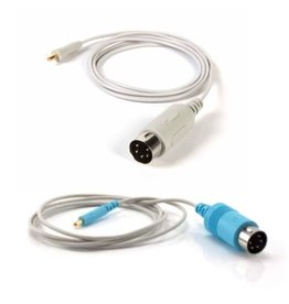 Technomed Cable tecnificado para agujas EMG concéntricas, monofibra y monopolares