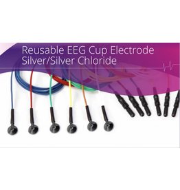 Technomed Herbruikbare EEG- cup elektrode, zilver-zilverchloride (Ag-AgCl)