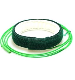 Groene aardingsband in velcro kabel (1,25m)