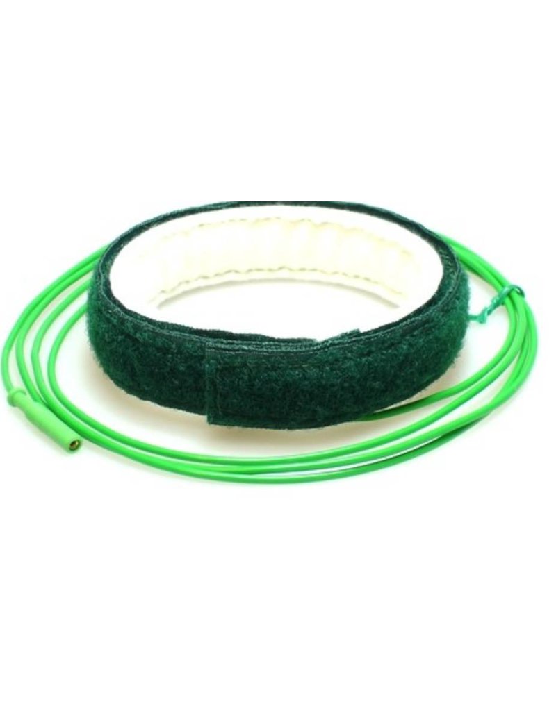 Groene aardingsband in velcro kabel (1,25m/1,5m/2m)