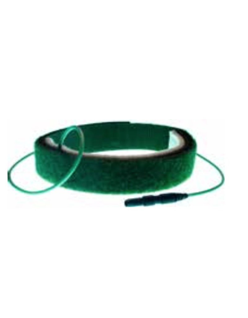Green ground strap in velcro cable (1,25m/1,5m/2m)