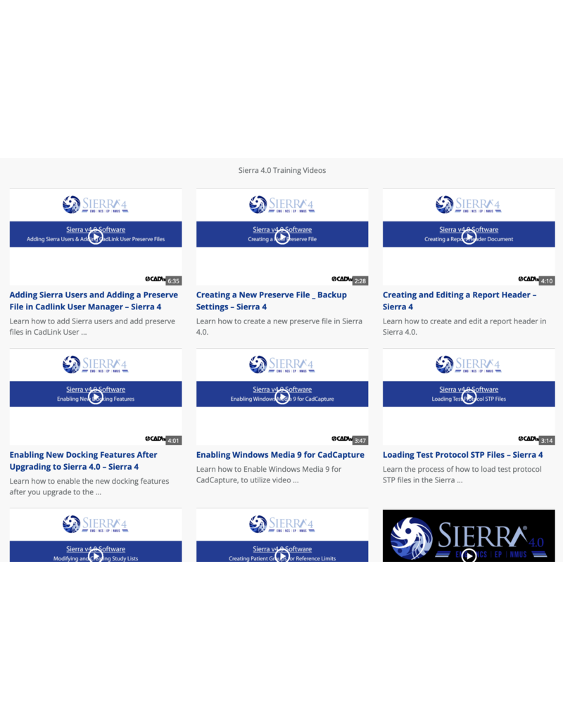 Cnaps Cadwel Cadwell Schulungs- und Lehrvideos