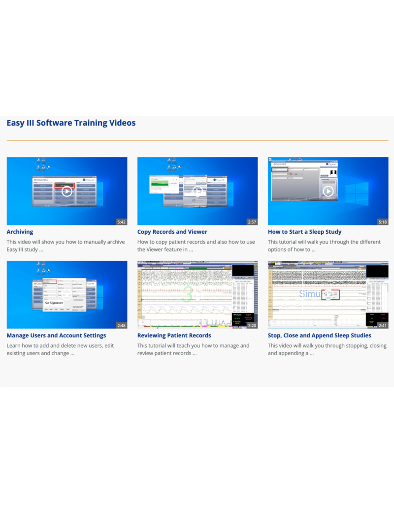 Cnaps Cadwel Cadwell training and instructional videos