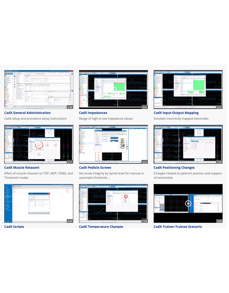 Cnaps Cadwel Cadwell training and instructional videos