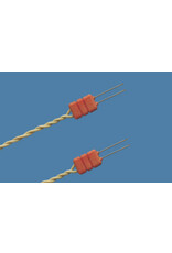 FSM ENT double disposable needle, thread length 150 cm, needle 12 mm/0.4 mm, (color: red/red, blue/blue, orange/orange, purple/purple)