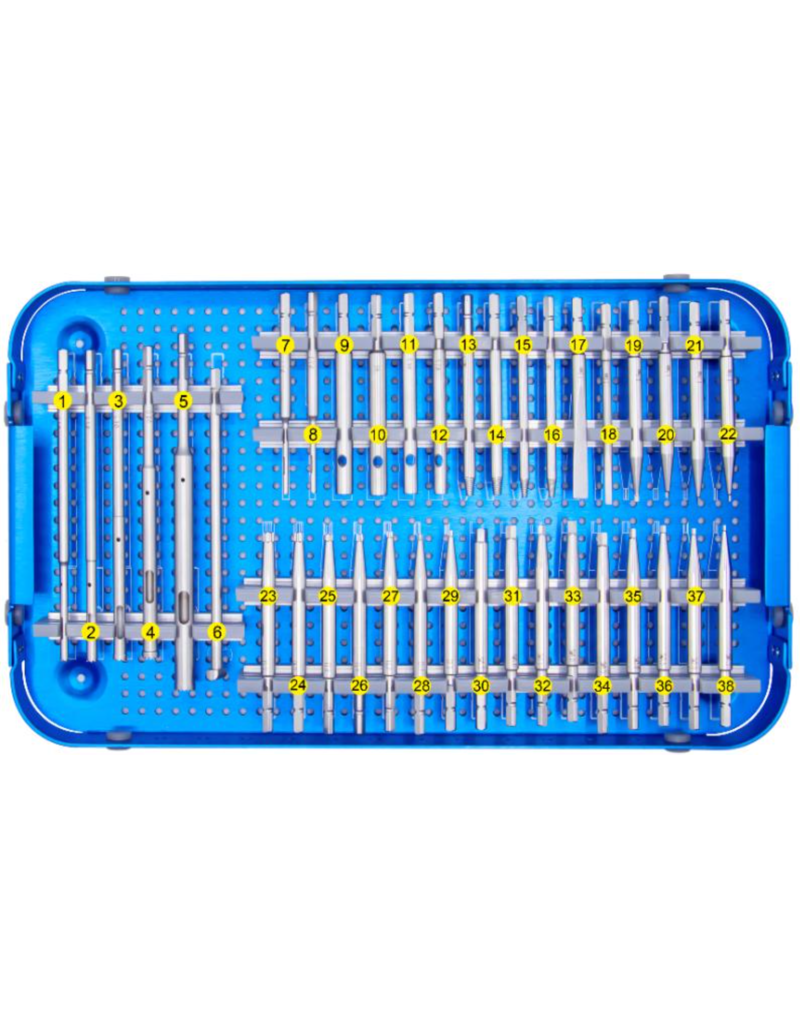 MEDIBIA - medical bits & tools Juego de extractores de tornillos universales.